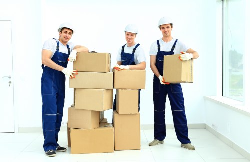 Professional house removalists at Abby Movers preparing for a move